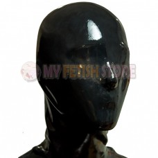 (DM013) Top quality DM 100% natural full head human face without zipper latex mask rubber hood suffocate Mask fetish wear